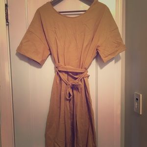Zara Knee Length Cotton Dress